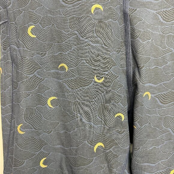 NWT - Zyia Gold Moon Navy Terrace Pocket Drawstring Leggings Luxe (7/8) Size 6-8 - Picture 6 of 9